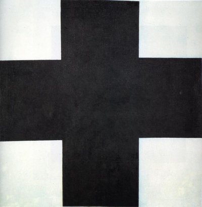 Zwart kruis door Kazimir Severinovich Malevich